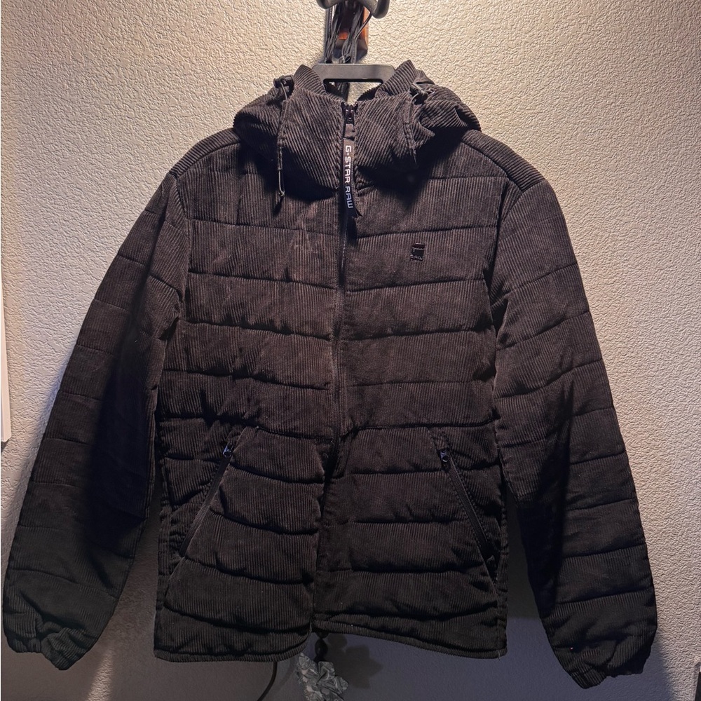 G-Star Men's Dark Gray Puffer Jacket